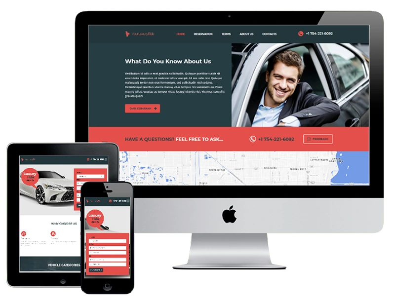 US car rental platform